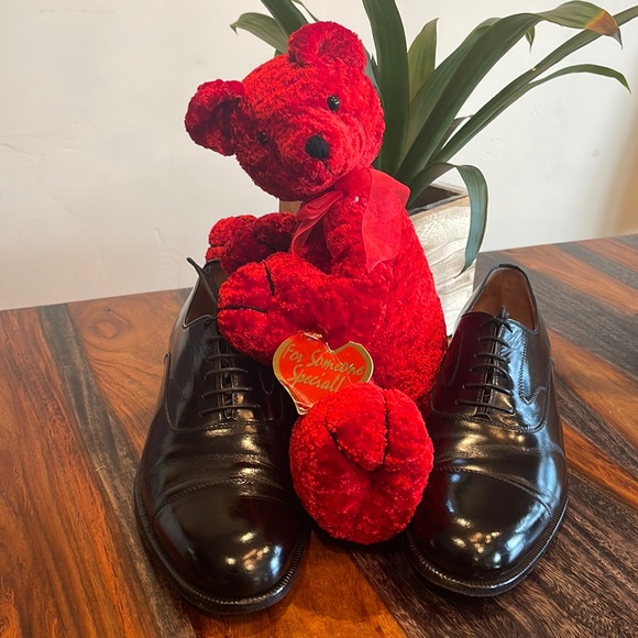 Salvatore Ferragamo Florence Mens Dress Shoes Side 11 D. Mint Condition - Picture 2 of 12